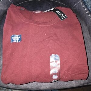 Burgundy Big & Tall T-Shirt